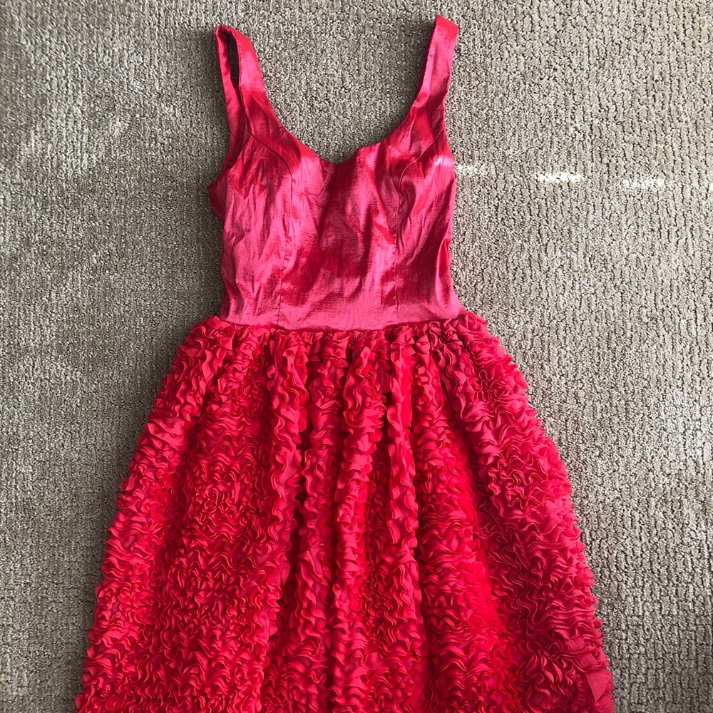 Coral Francesca’s dress perfect for homecoming!!